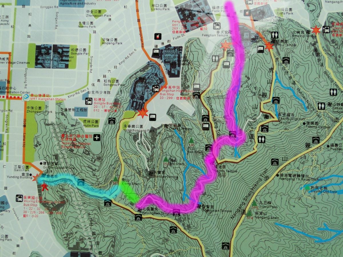 地図のゲイ台北