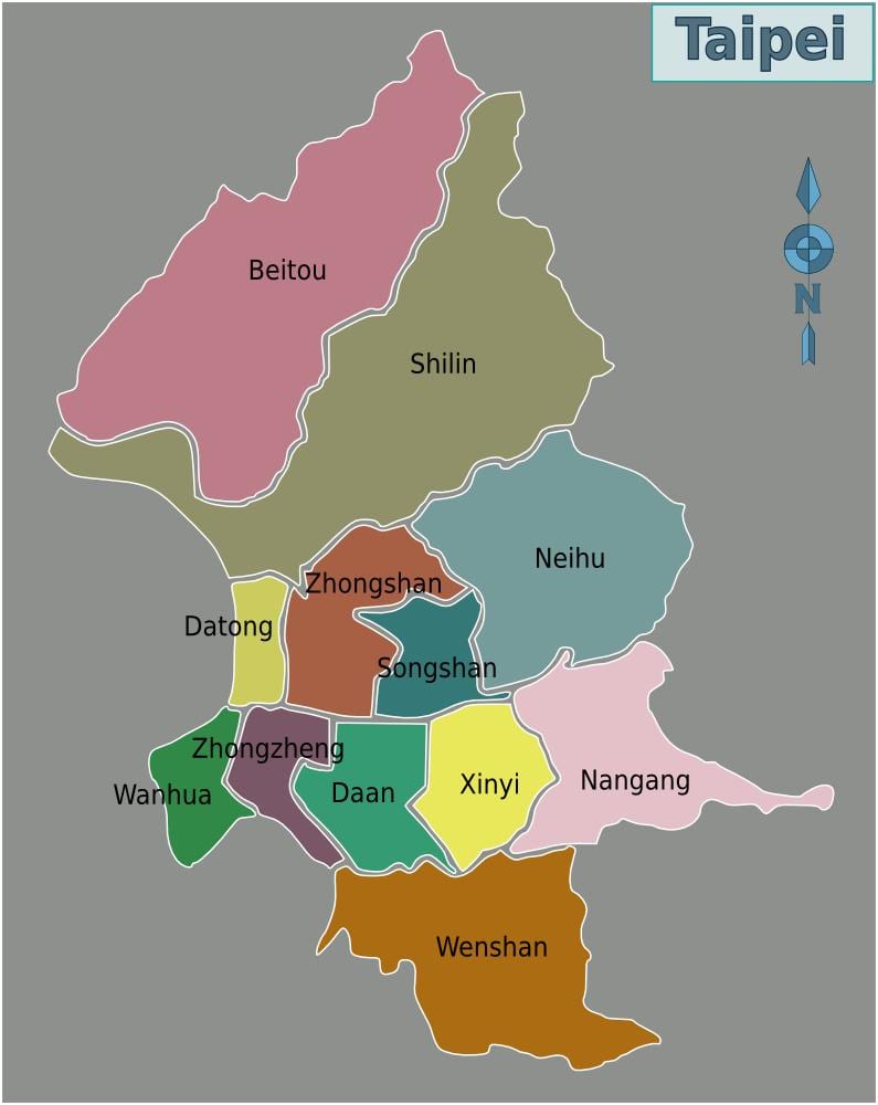 台北市街地図