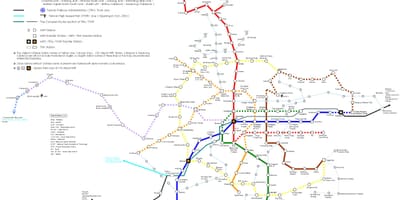 地図の北hsr駅