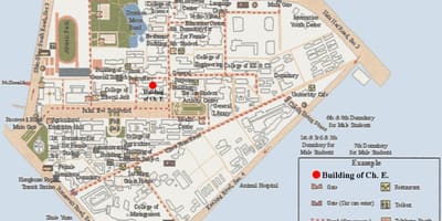 国立台湾大学キャンパスマップ