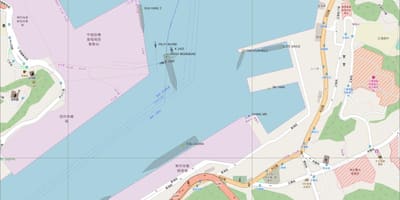 地図の基隆ポート