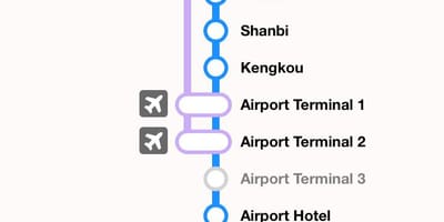 台北mrt地図桃園空港