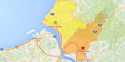 地図の淡水