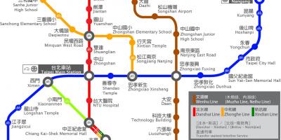 Thsr台北駅前の地図